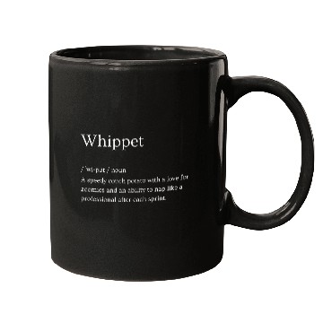 Discover Whippet Definition Art Print Mugs