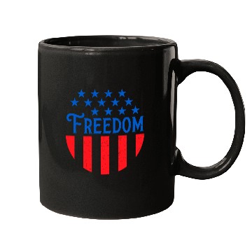 Discover Patriotic Freedom Stars and Stripes Mugs