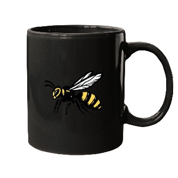 Discover Two Color Wasp Insect Art Mugs