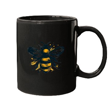 Discover Honey Bee Insect Art 1 Mugs