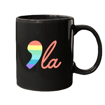 Discover Comma La Kamala Harris Rainbow Election 2024 Mugs