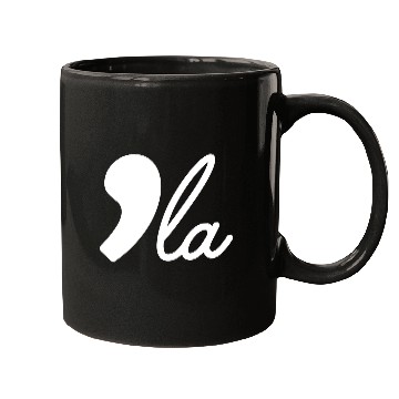 Discover Comma La Kamala Harris White Election 2024 Mugs