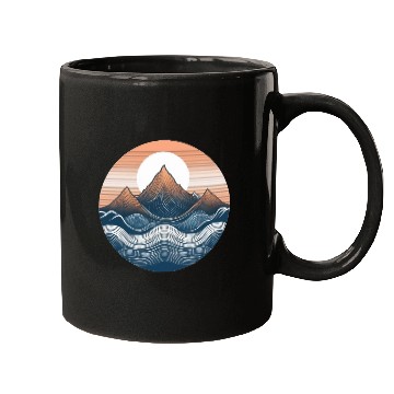 Discover Mountain and Ocean Mugs