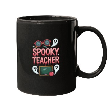 Discover Teacher Classroom Educator Spooky Halloween Gift Mugs