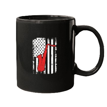 Discover Patriotic US Saxophone Player Mugs