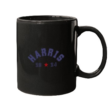 Discover Kamala Harris 2024 Athletic Typography Mugs