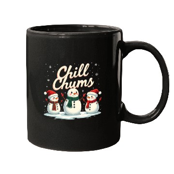 Discover Chill Chums Snowman Friends Festive Winter Fun Mugs