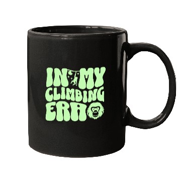 Discover In my climbing era curvy boulderwriting bouldering Mugs