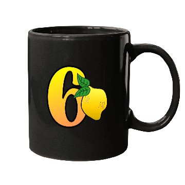 Discover Number 60th Birthday - Lemon Mugs