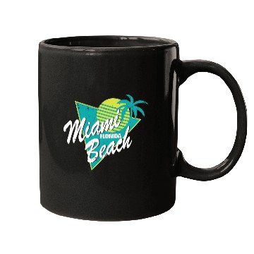 Discover Miami Florida Beach Mugs
