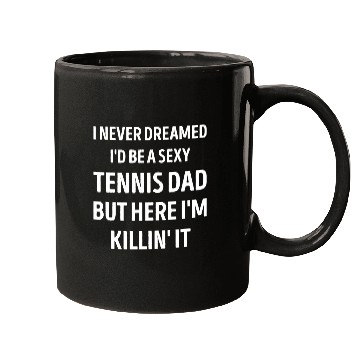Discover Tennis Dad Funny Dad Joke Mugs