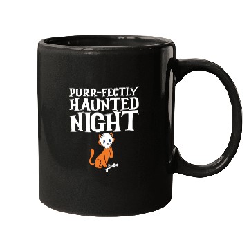 Discover Purr-fectly Haunted Night Mugs