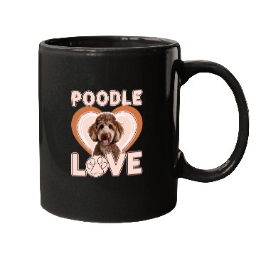 Discover Adorable Brown Poodle for Poodle Enthusiasts Mugs
