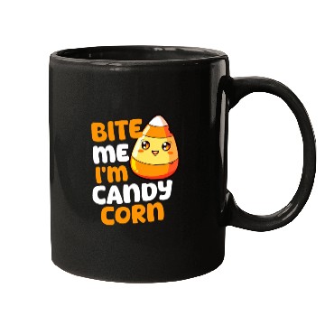 Discover Candy Corn Bite Me, I'M Candy Corn Mugs