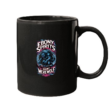 Discover Ebony Spirits Haunt Werewolf Mugs