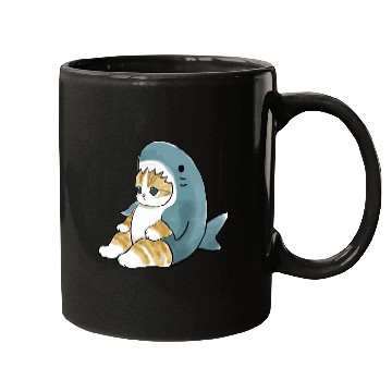 Discover sand cat love pet cat shark Mugs