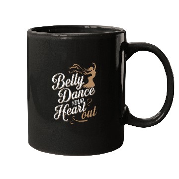 Discover Tribal Fusion Rhythmic Dance Art For Belly Dance Mugs