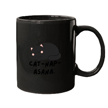 Discover Lazy Cat Cat-Nap-Asana yoga Mugs