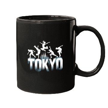 Discover Parkour Freerunner Freerunning Tokyo Mugs