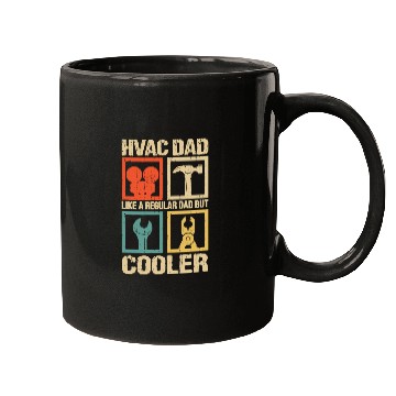 Discover HVAC Dad But Cooler Funny HVAC Technician Father Mugs