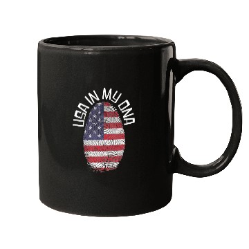 Discover USA in my DNA - Love America Mugs
