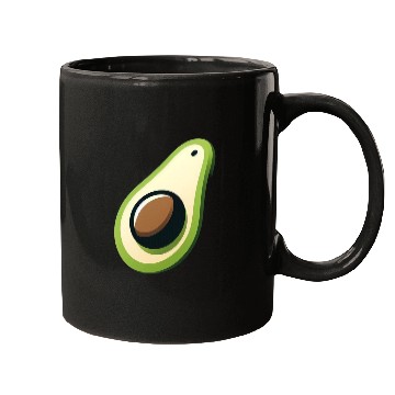 Discover Avocado minimalist avocados design food art 5 Mugs