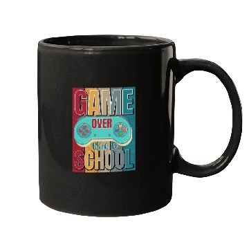 Discover Game Over Back To School Mugs