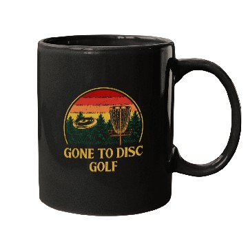 Discover Gone to Disc Golf Rest Day Golfer Day Off Golfing Mugs