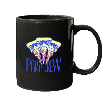 Discover Pizza Salami Fast Food Party Crew Sunglasses Team Mugs