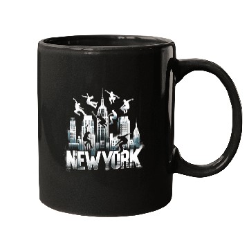Discover Parkour Freerunner Freerunning New York Mugs