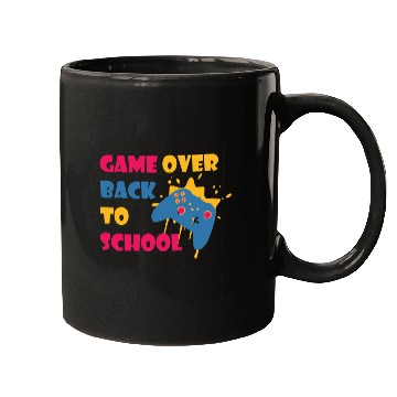 Discover Game Over Back To School Funny Student Mugs