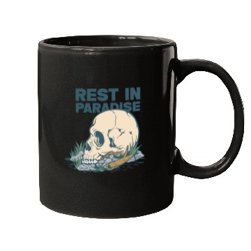 Discover Rest in Paradise Mugs