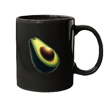 Discover Avocado food art vegan design Mugs