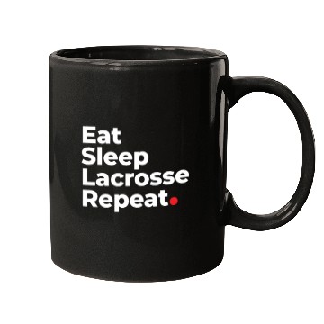 Discover Eat, Sleep, Lacrosse, Repeat Mugs
