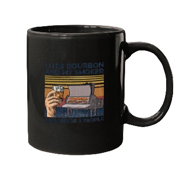 Discover I Like Bourbon And Maybe 3 People Mugs