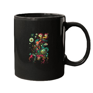 Discover Weirdcore Aesthetic Eyes Eyeball Branches Dreamcor Mugs