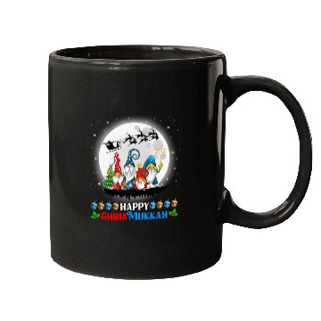 Discover Happy Chrismukkah Gnomes Christmas Hanukkah Mugs