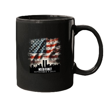 Discover Never Forget September 11 2001 Memorial Day Flag Mugs