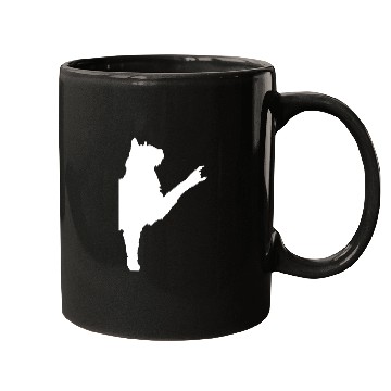 Discover Cat Heavy Metal Hand Gesture Hard Rock Music Pet Mugs