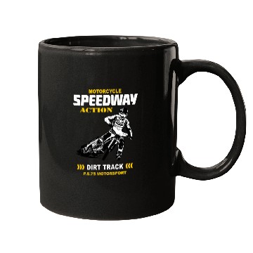 Discover Motorcycle Speedway Racing Mugs