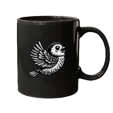 Discover Majestic Freedom Sparrow Mugs