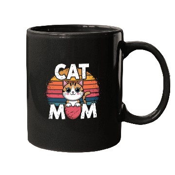 Discover Cat Mom Mugs