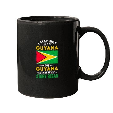 Discover Guyana Pride Guyanese Roots Georgetown Love Mugs