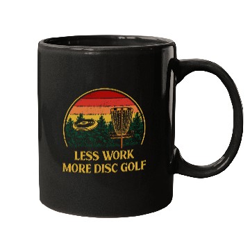 Discover Work More Disc Golf Boss Golfer Manager Disc Golf Mugs