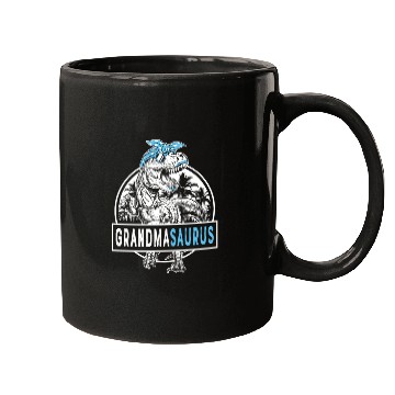 Discover Grandmasaurus Fun Grandmasaurus Mother's Day 1BK3 Mugs