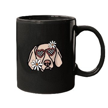 Discover Weimaraner Retro Dog Mugs