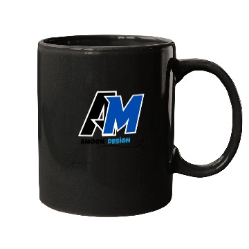 Discover Black Blue amoon 5000 x 5000 Mugs