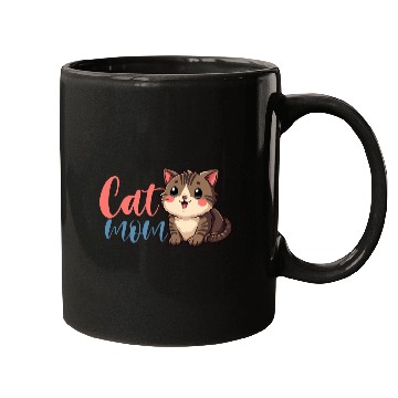 Discover Adorable Cat Mom Design with Cute Kitten Mugs