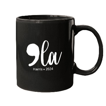 Discover comma la kamala harris 2024 Mugs