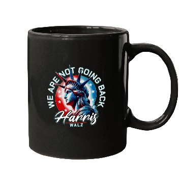 Discover Kamala Harris Walz Liberty We're Not going Back Mugs